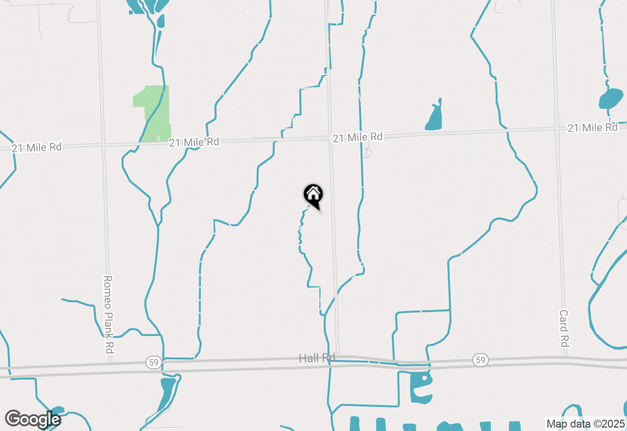 Map of 20623 Breezeway Drive, Macomb, MI 48044