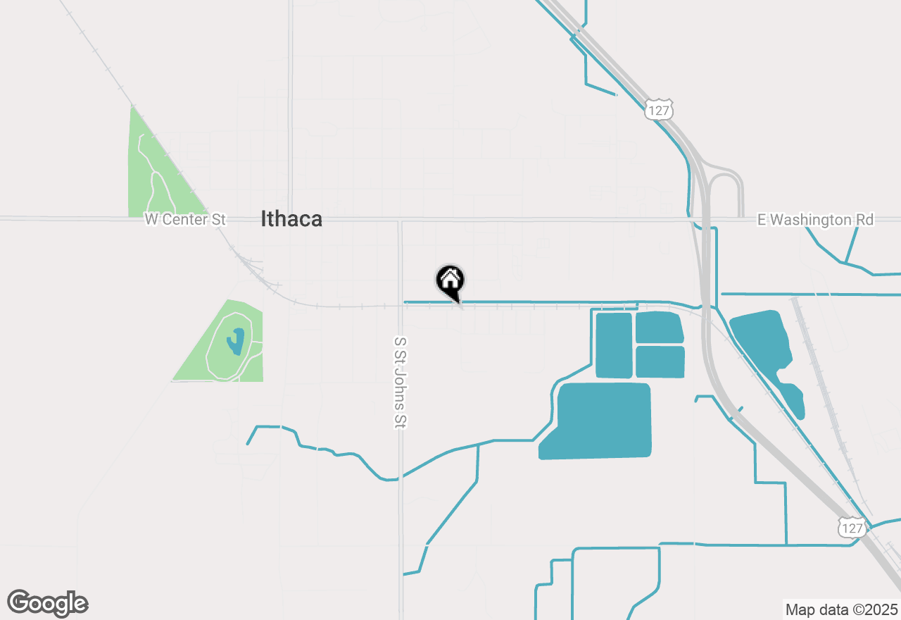 Map of 50 Meadow Lane, Ithaca, MI 48847