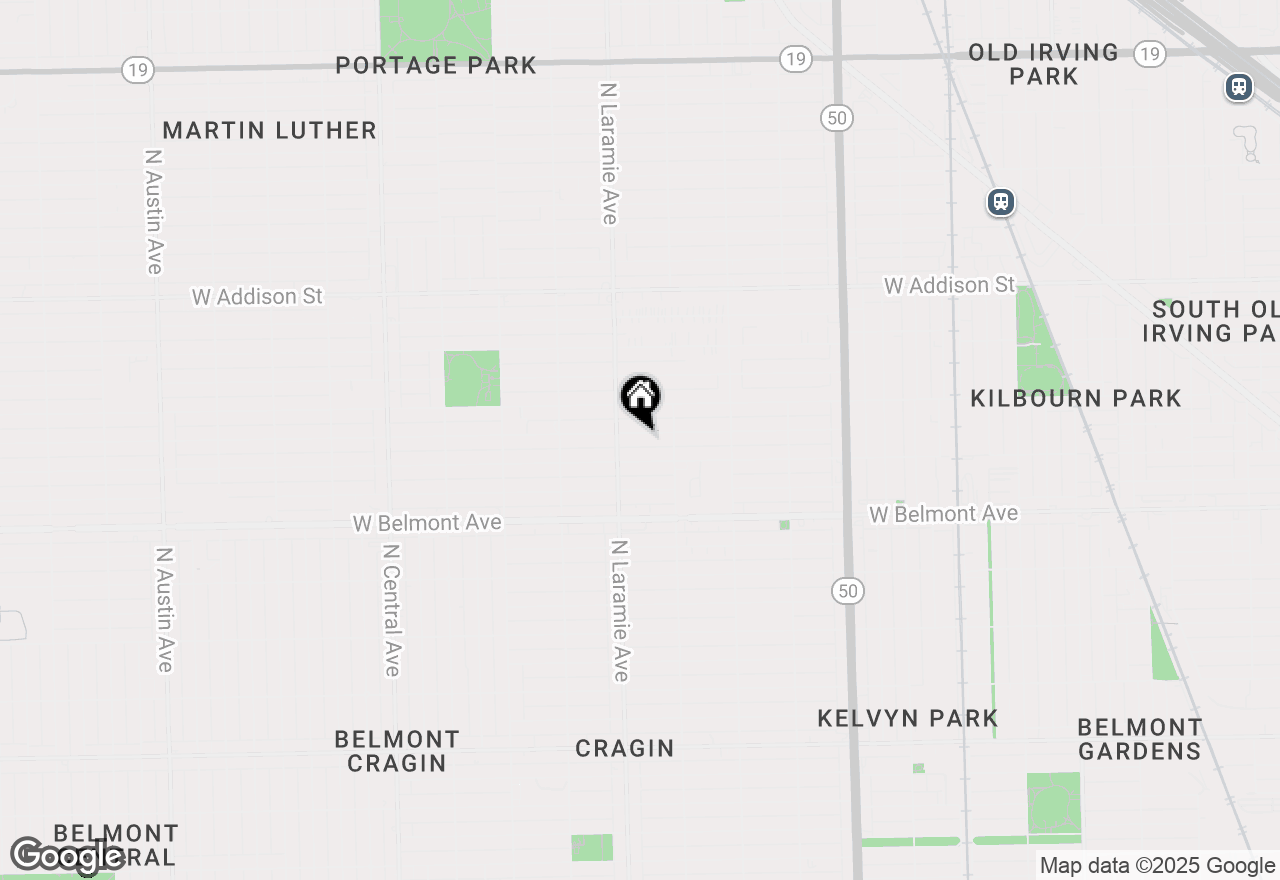 Map of 5137 W Henderson Street #2, Chicago, IL 60641