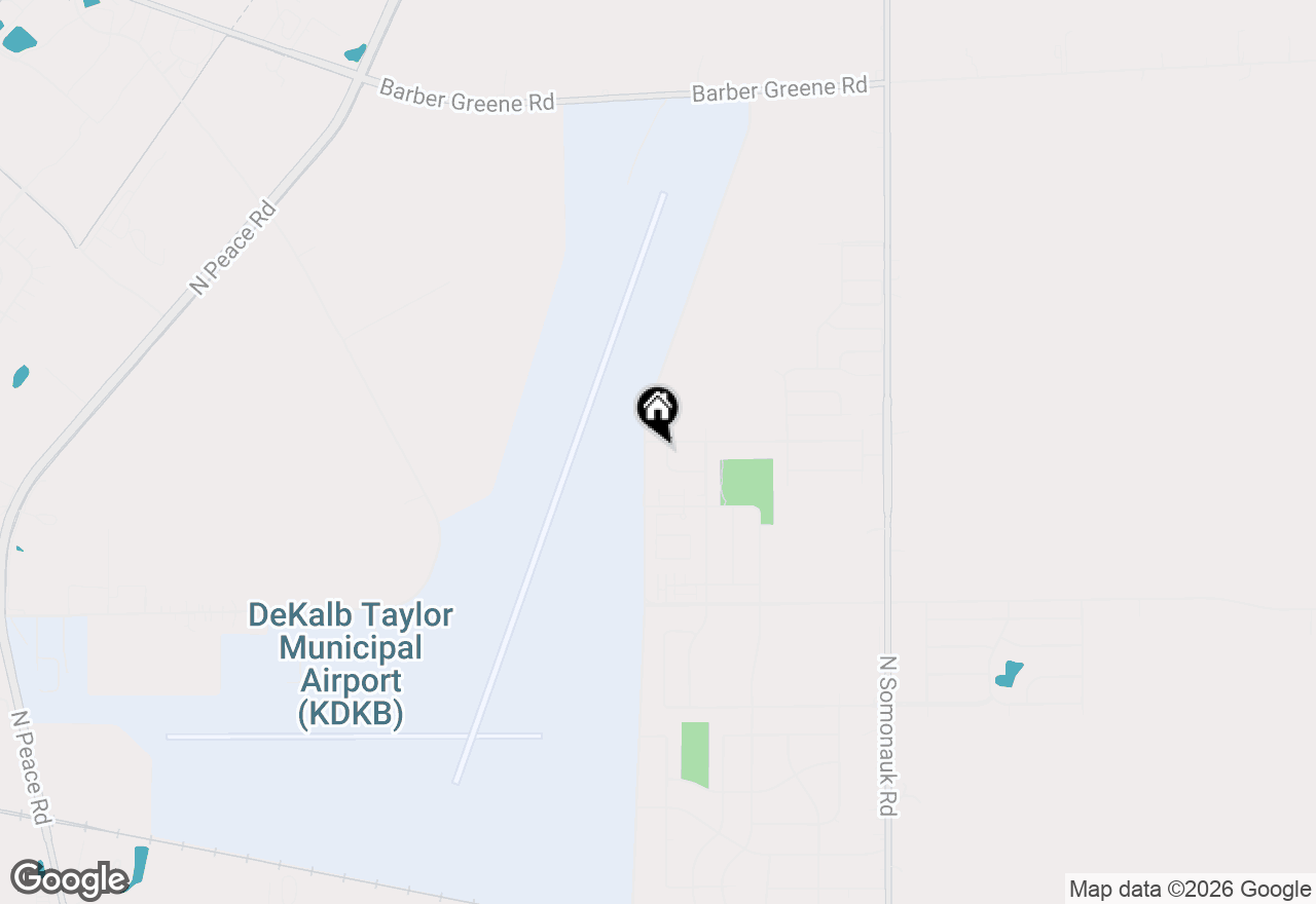 Map of 575 N Strack Street #103, Cortland, IL 60112