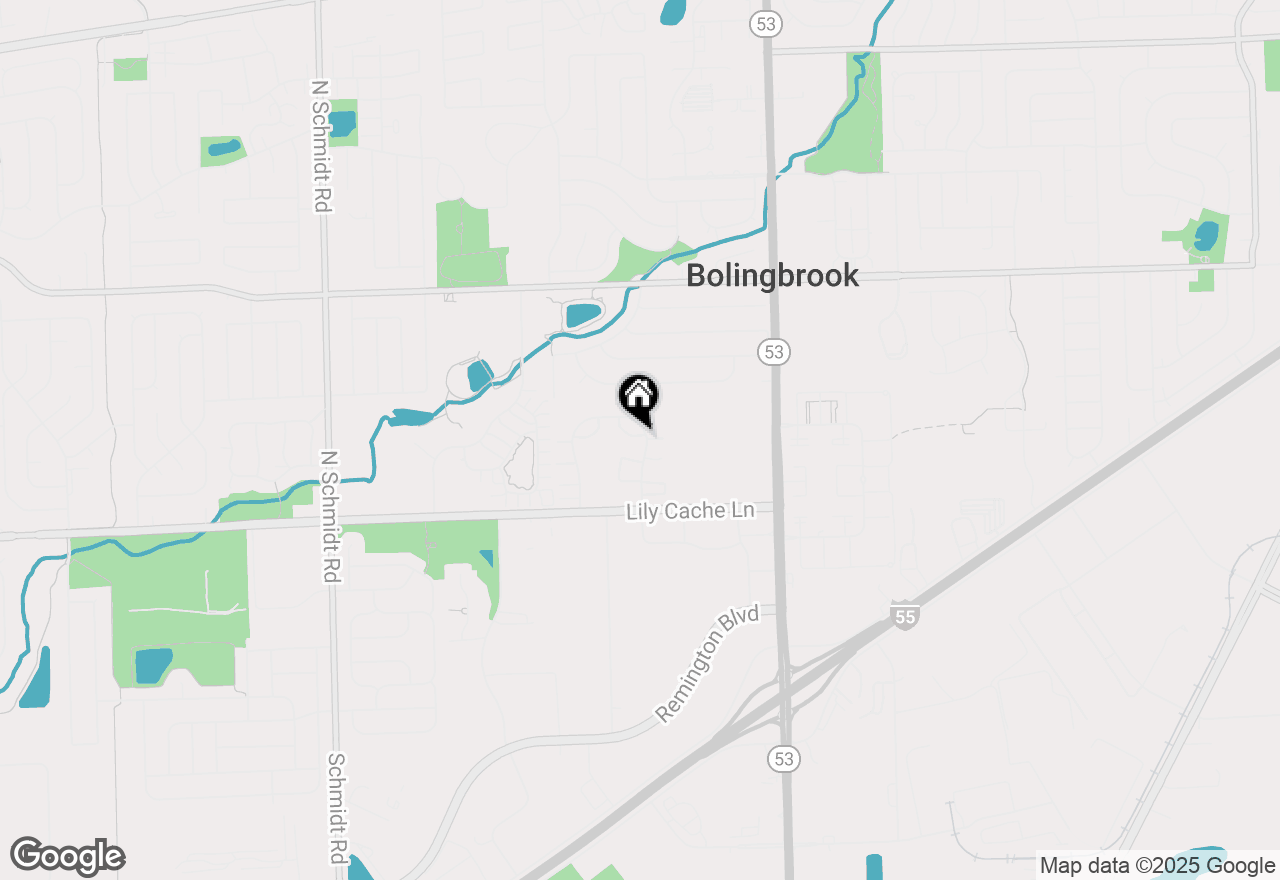Map of 5E Fernwood Drive, Bolingbrook, IL 60440