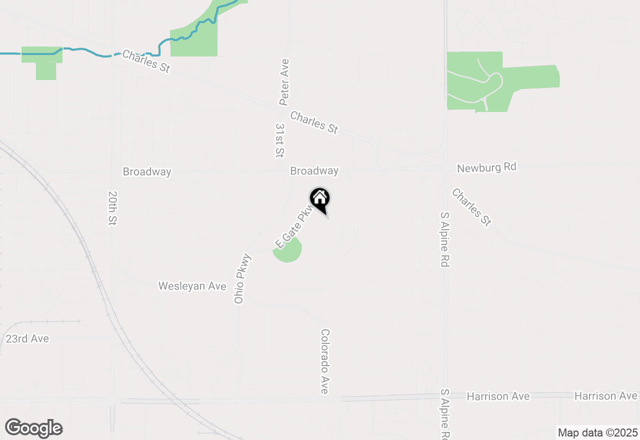 Map of 3528 Louisiana Road, Rockford, IL 61108