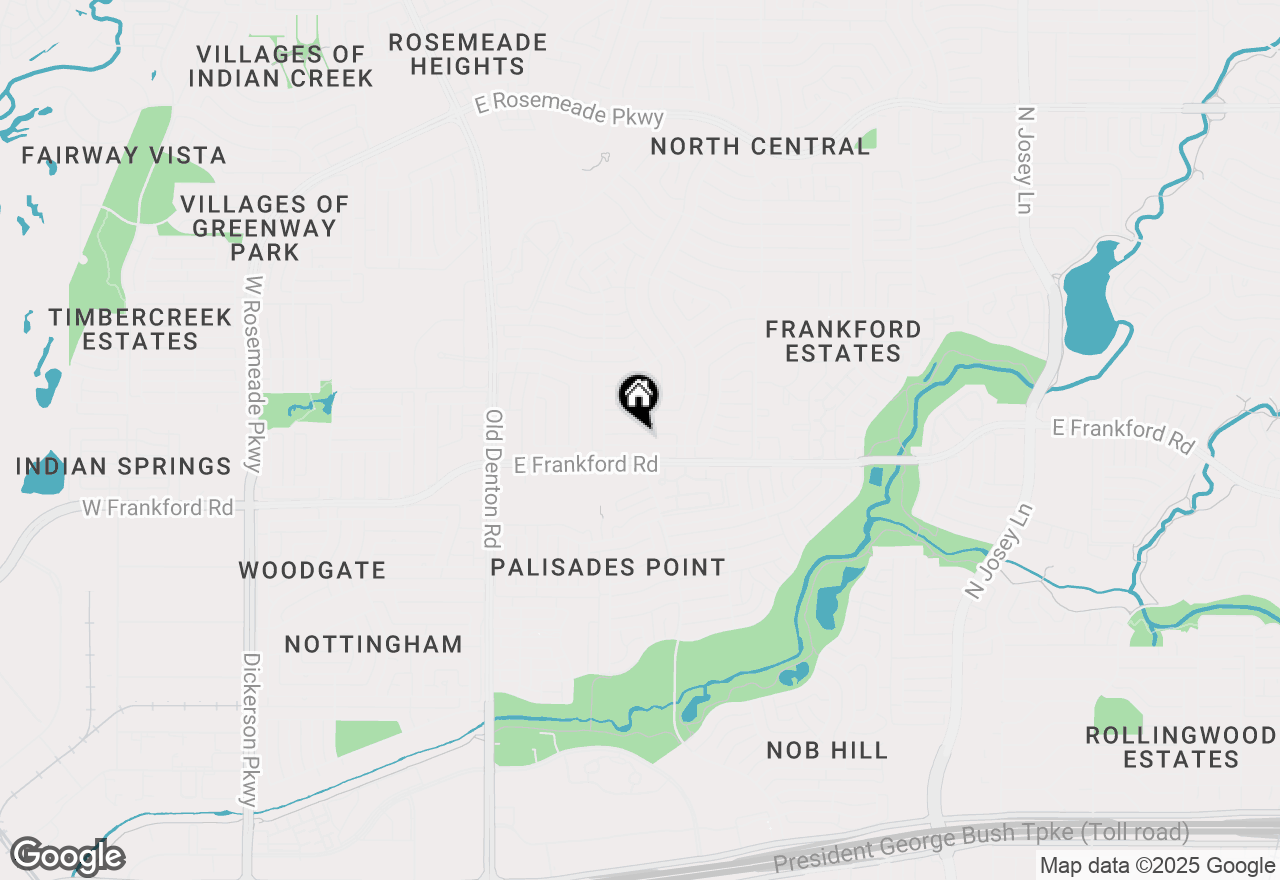Map of 1513 Silverleaf Drive, Carrollton, TX 75007