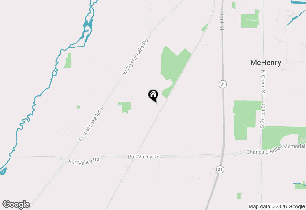 Map of 4716 Oregon Trail, Mchenry, IL 60050