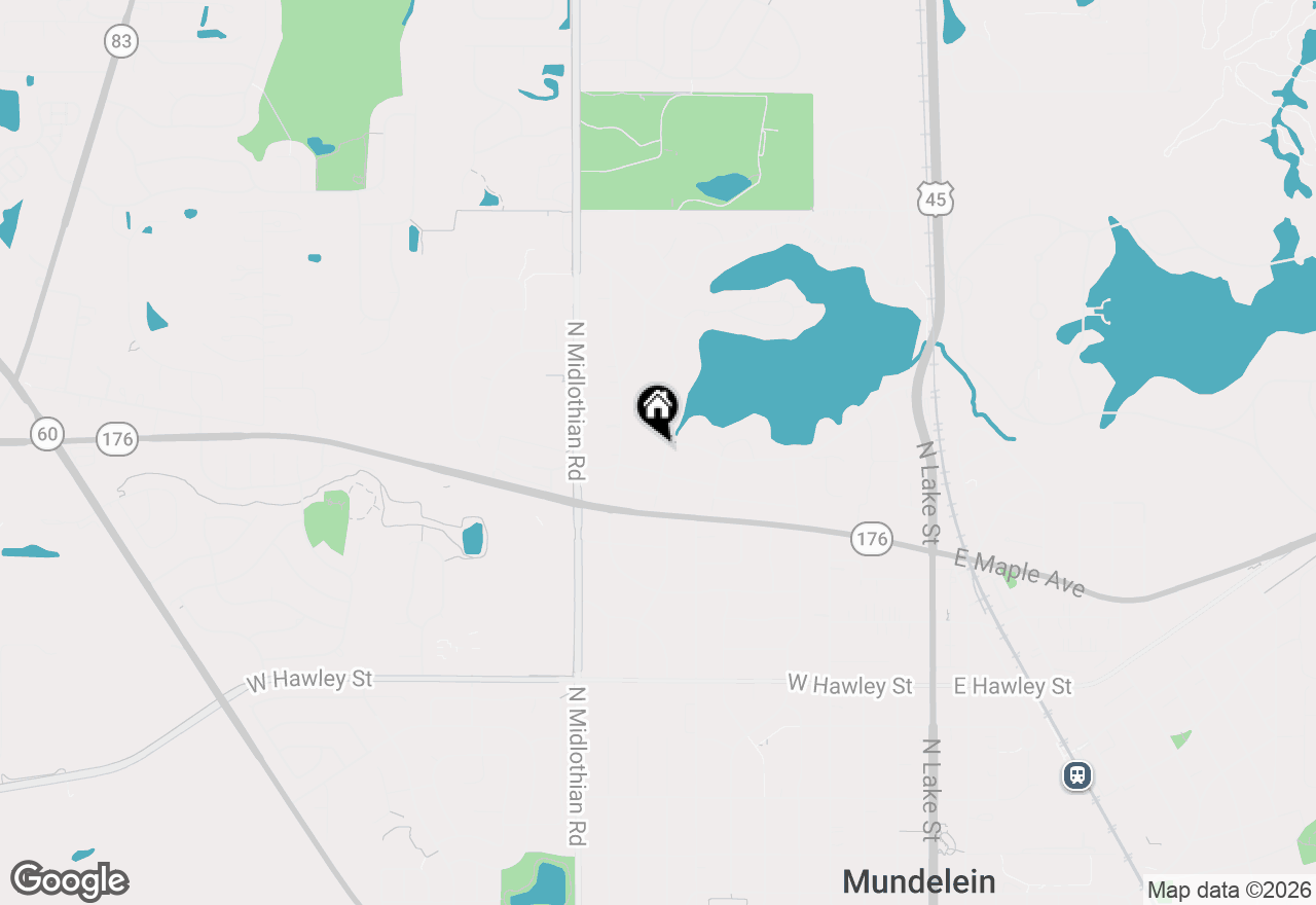 Map of 908 Firth Road, Mundelein, IL 60060