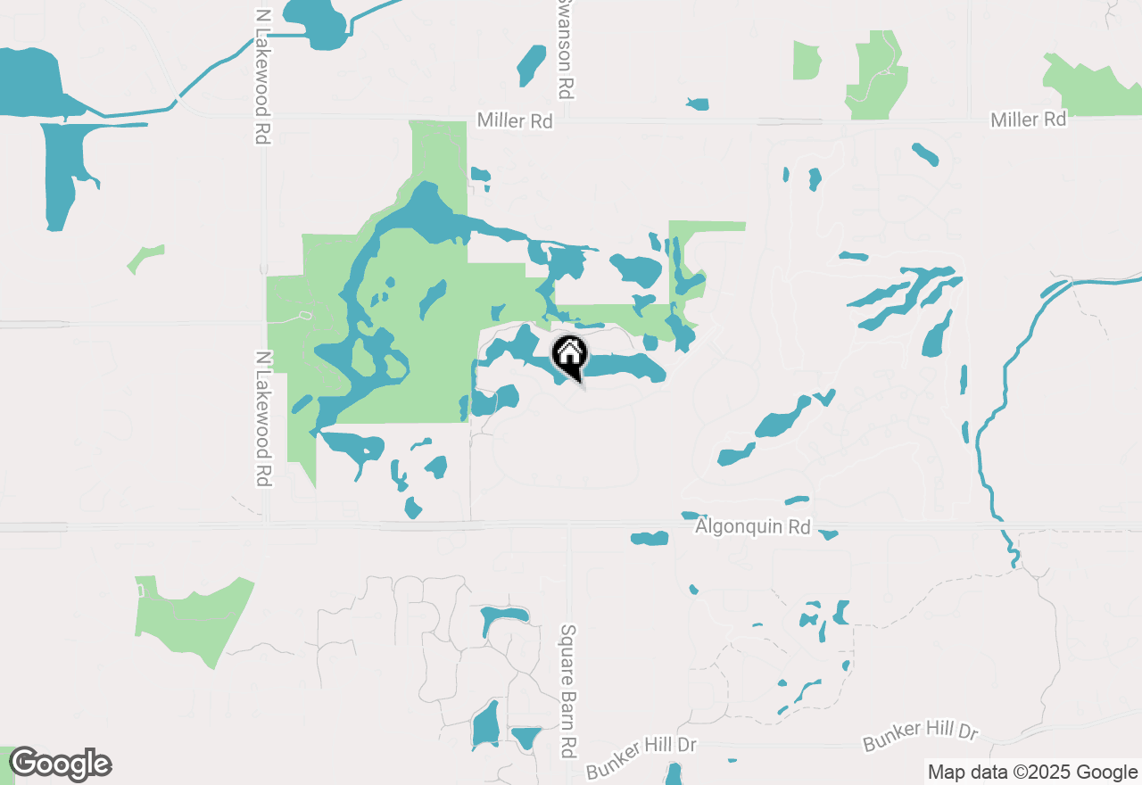 Map of 4093 Honeymoon Ridge, Lake In The Hills, IL 60156