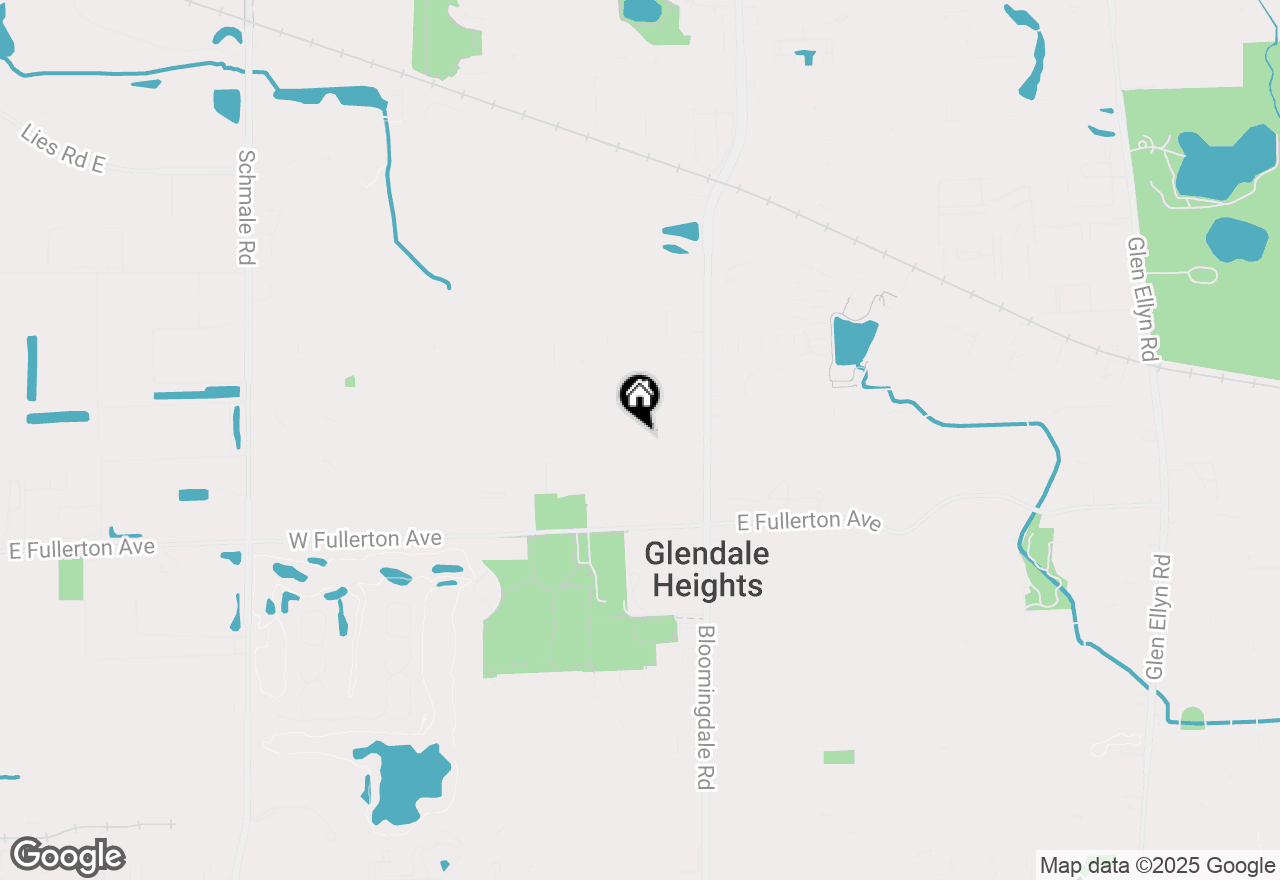 Map of 145 E Wrightwood Avenue, Glendale Heights, IL 60139