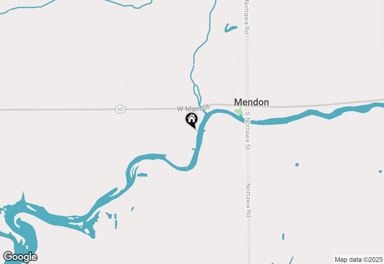 Map of 318 Mill Street, Mendon, MI 49072