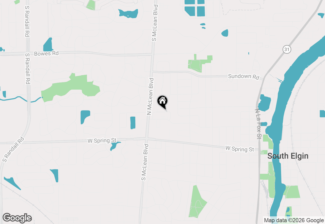 Map of 1056 Manchester Court #F, South Elgin, IL 60177