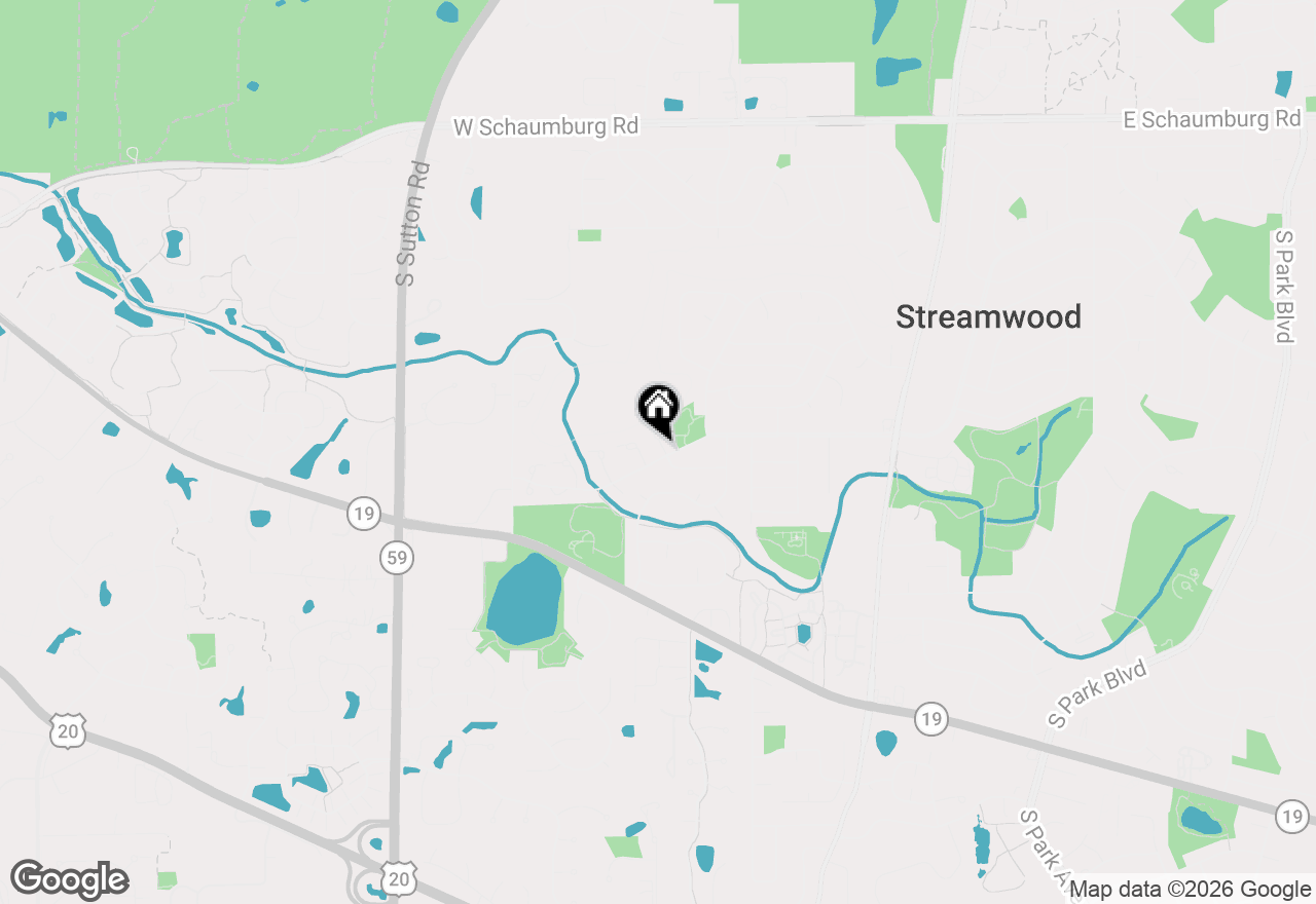 Map of 4 Truman Court #B, Streamwood, IL 60107