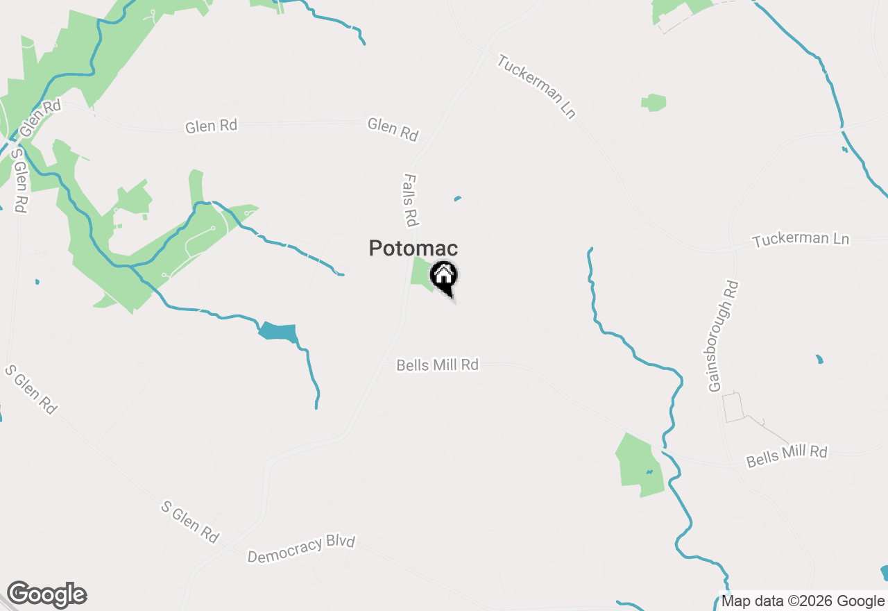 Map of 9312 Sprinklewood Lane, Potomac, MD 20854