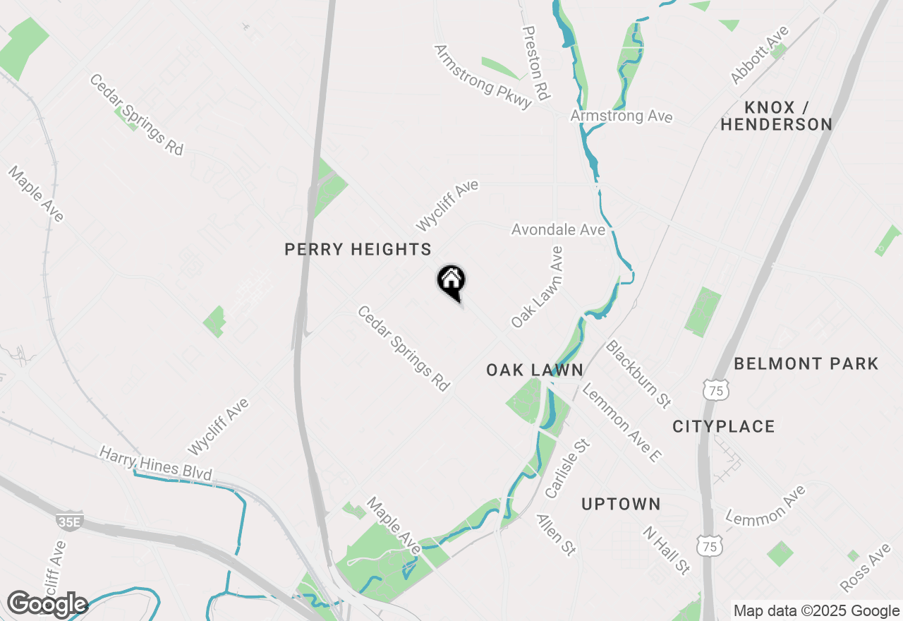 Map of 4000 Rawlins Street #103, Dallas, TX 75219