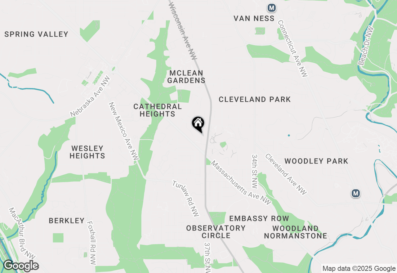 Map of 3119 38th Street Nw, Washington, DC 20016