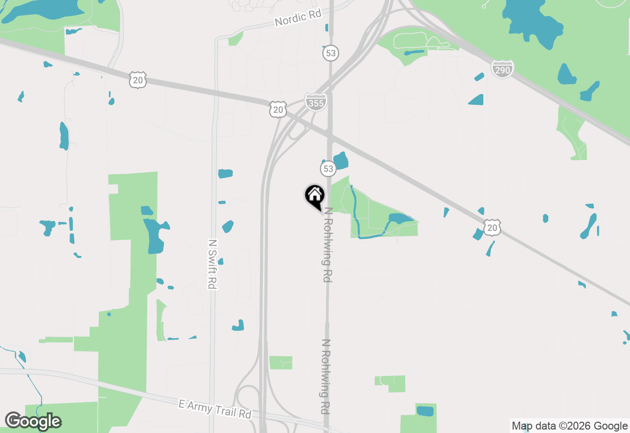 Map of 944 N Rohlwing Road #GJ, Addison, IL 60101