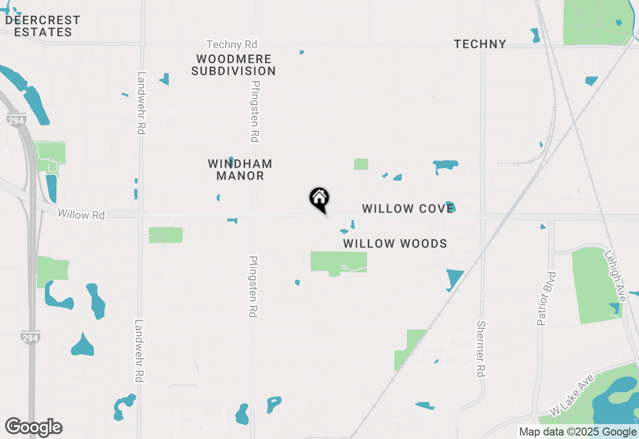 Map of 2566 Brian Drive, Northbrook, IL 60062