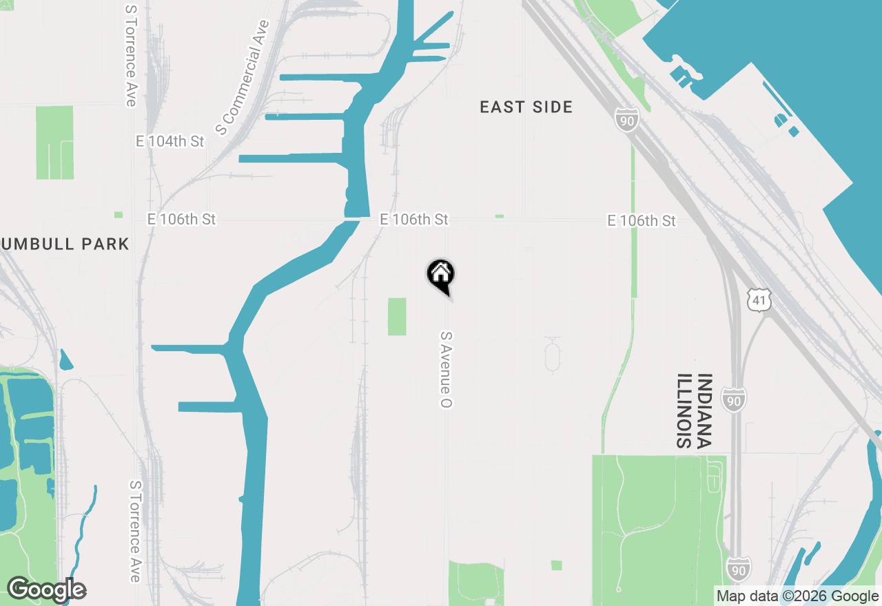 Map of 10806 S Avenue O, Chicago, IL 60617
