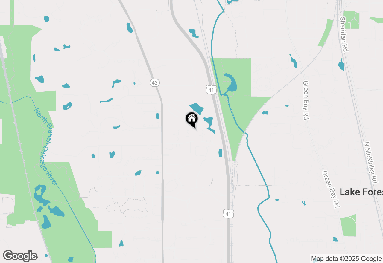 Map of 860 Gage Lane, Lake Forest, IL 60045