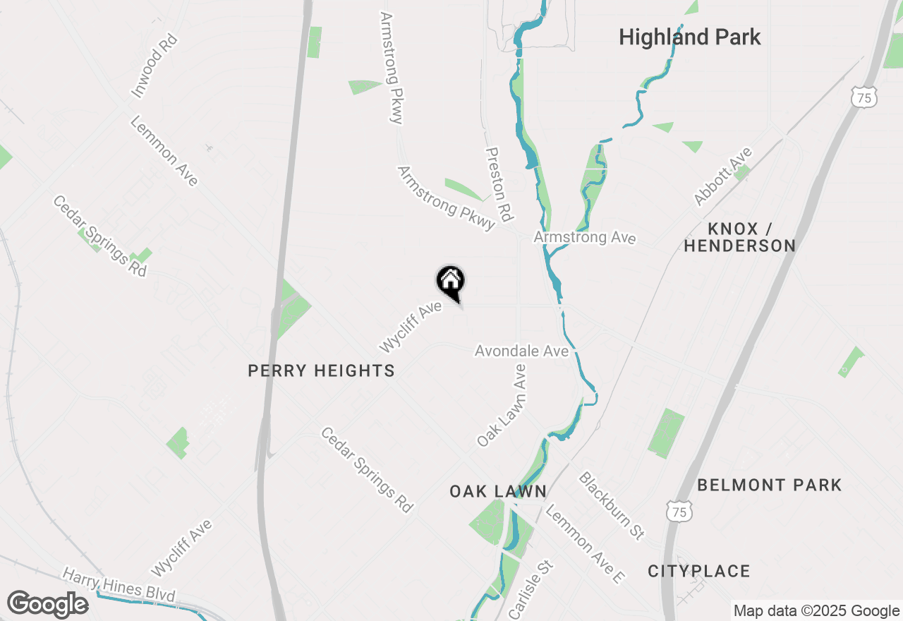 Map of 4110 Wycliff Avenue #C, Dallas, TX 75219