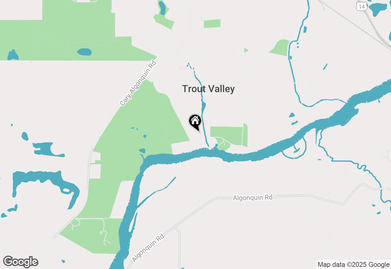 Map of 234 Valley Road, Trout Valley, IL 60013
