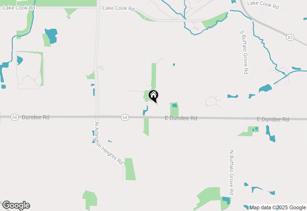 Map of 738 Hapsfield Lane #7A2, Buffalo Grove, IL 60089