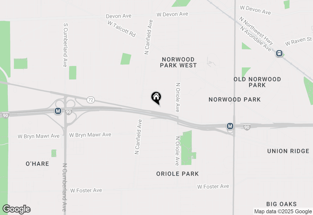 Map of 5704 N Ozark Avenue, Chicago, IL 60631