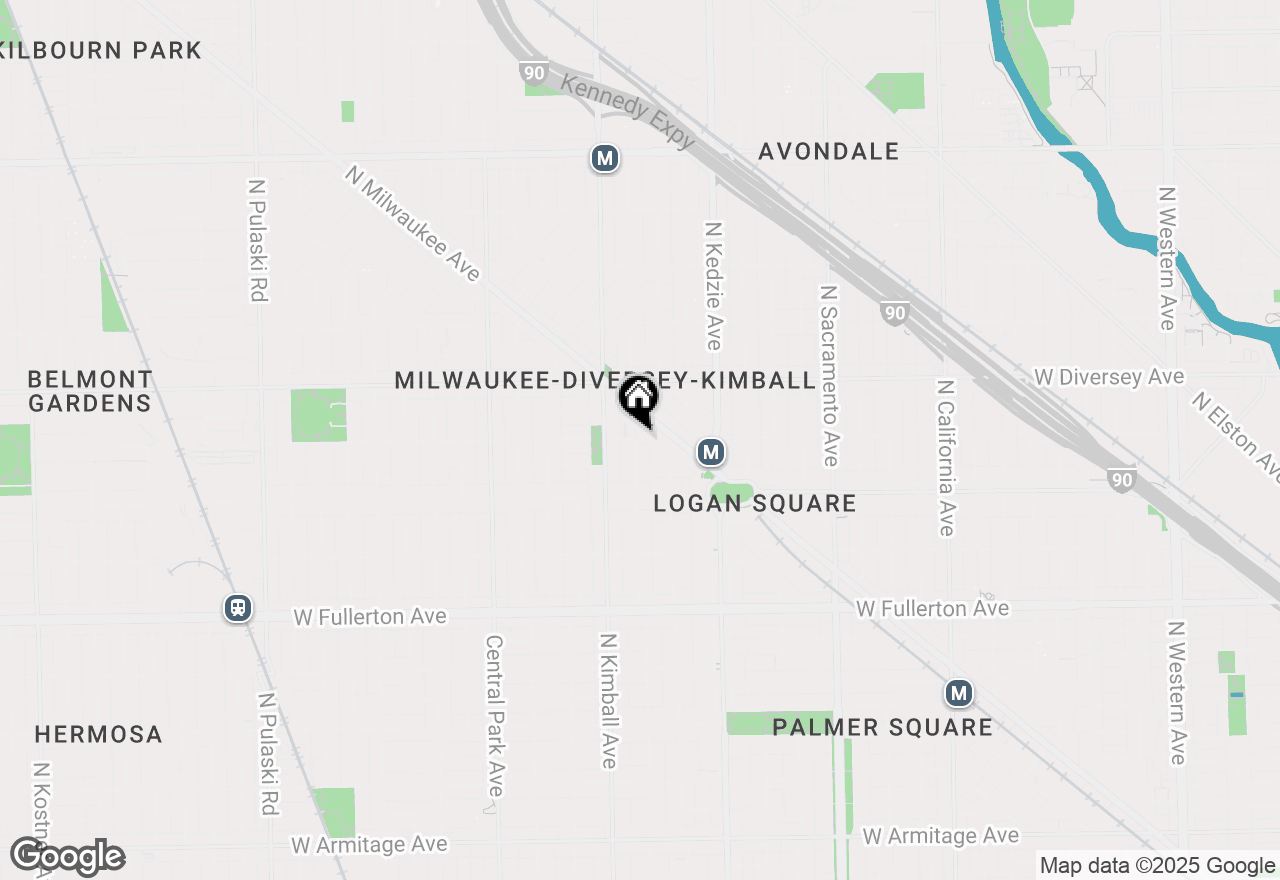 Map of 2659 N Spaulding Avenue #124, Chicago, IL 60647