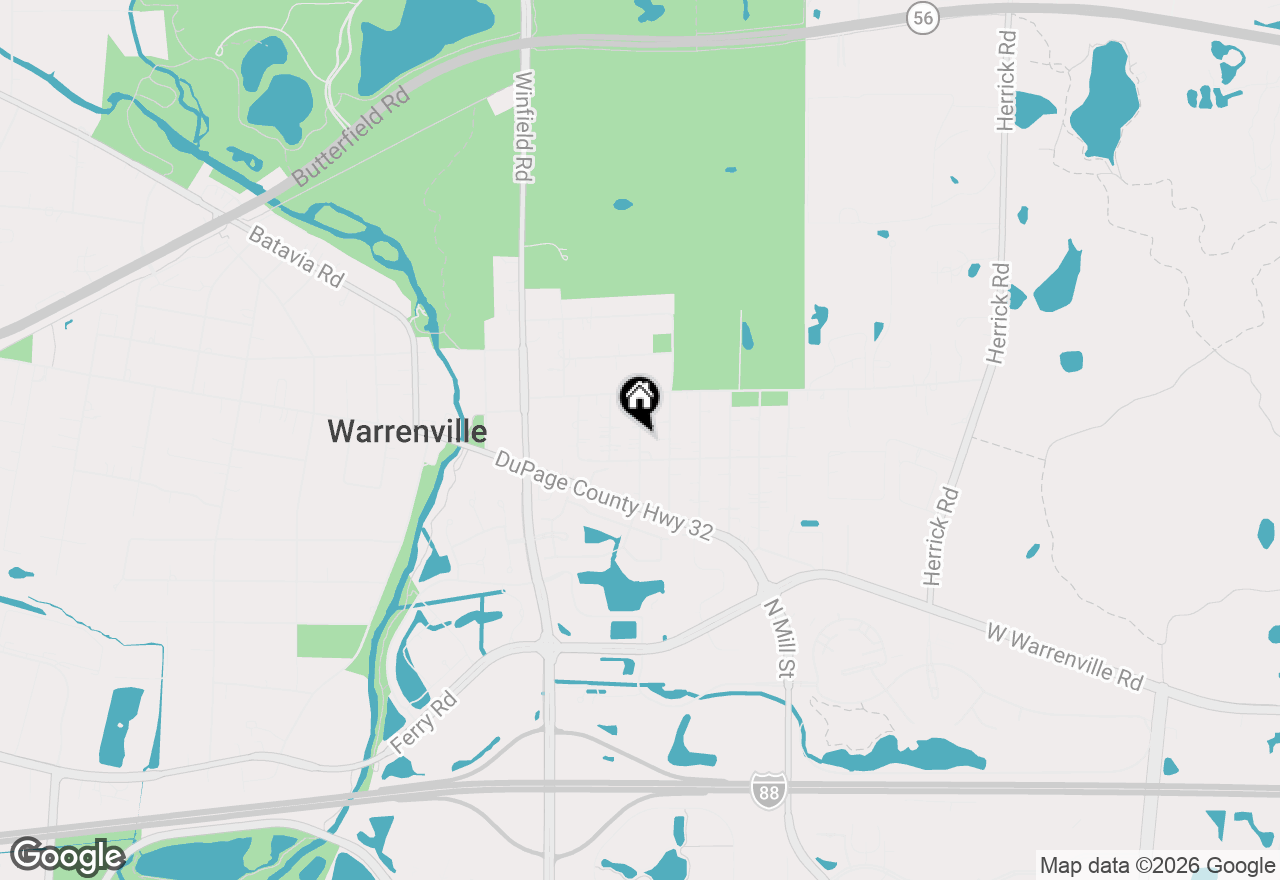 Map of 3S570 Elizabeth Avenue, Warrenville, IL 60555