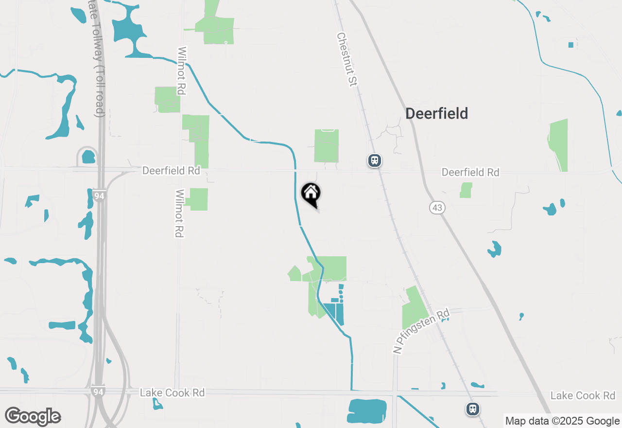 Map of 1117 Osterman Avenue, Deerfield, IL 60015