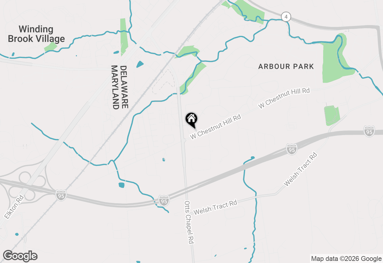 Map of 6 Sunrise Circle, Newark, DE 19713
