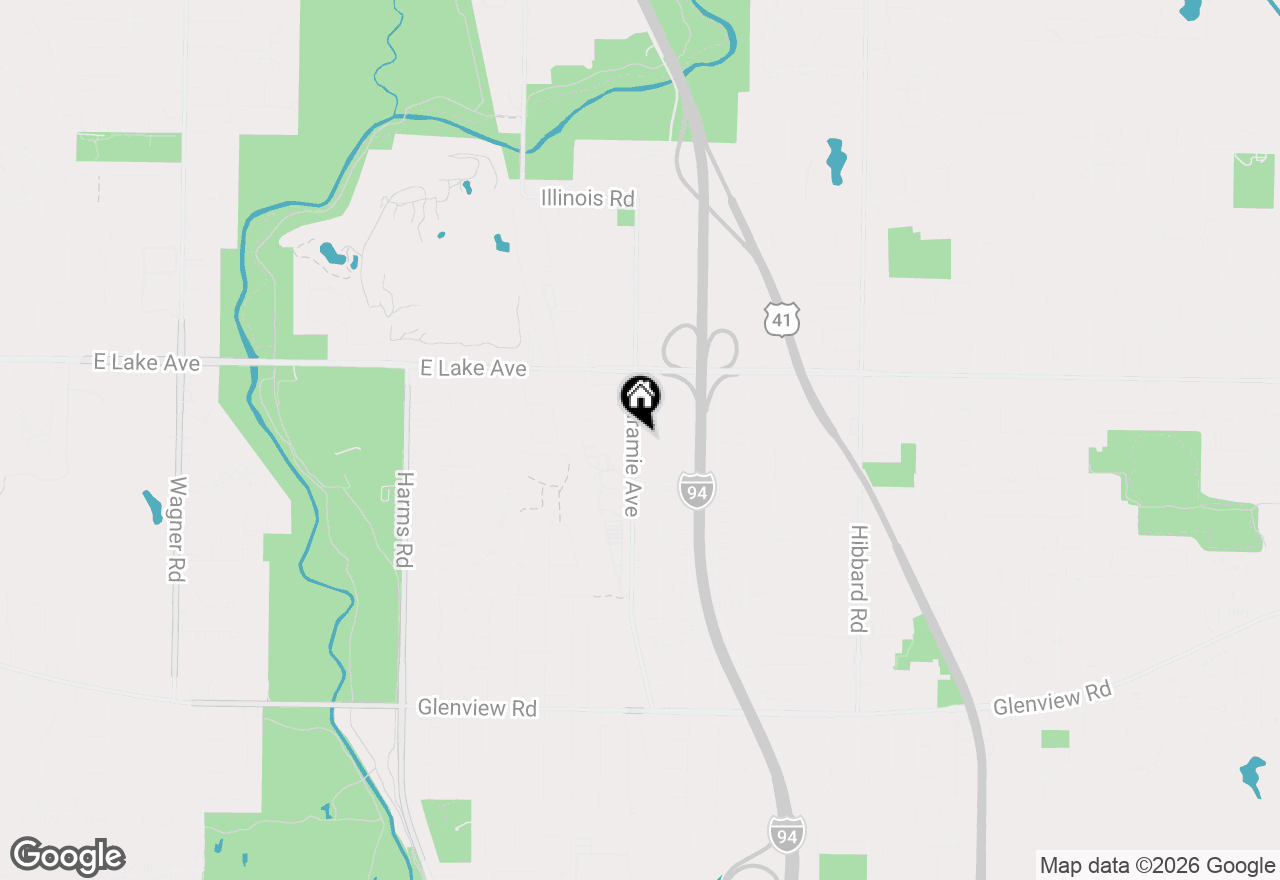 Map of 736 Laramie Avenue, Wilmette, IL 60091
