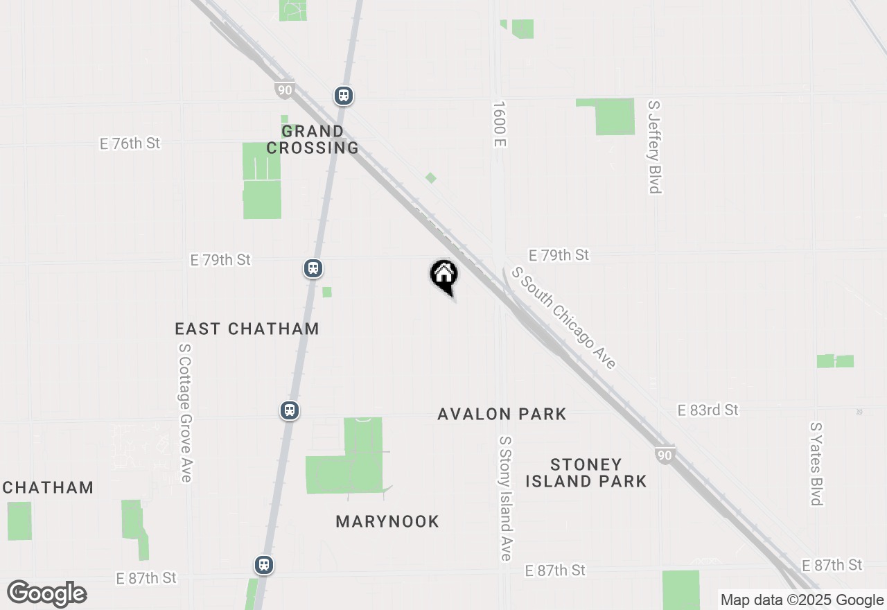 Map of 8011 S Dante Avenue, Chicago, IL 60619