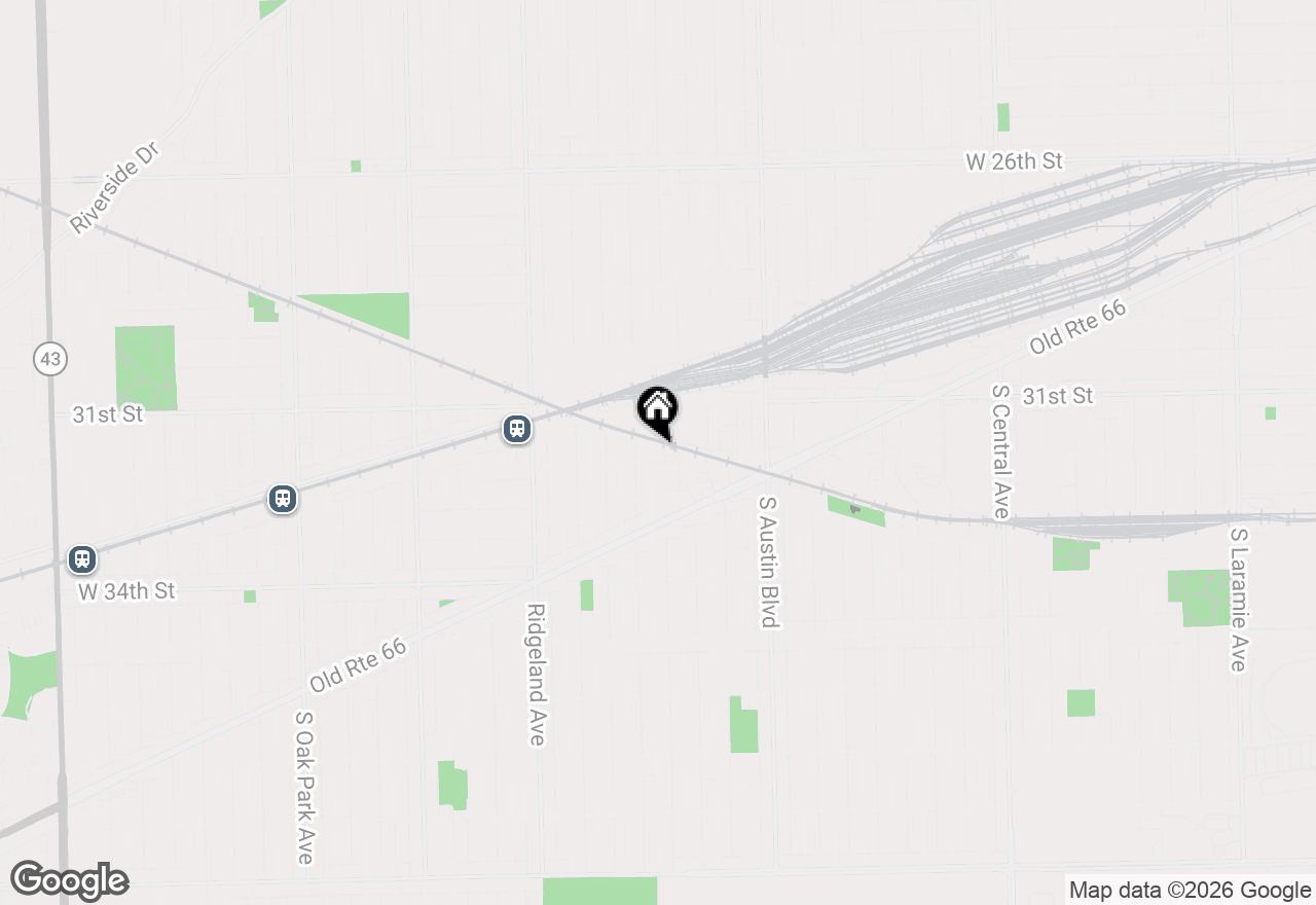 Map of 3145 Lombard Avenue, Cicero, IL 60804