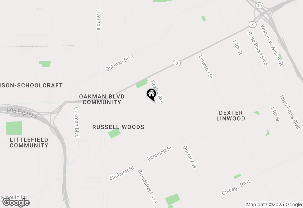 Map of 3801 Glendale Street, Detroit, MI 48238