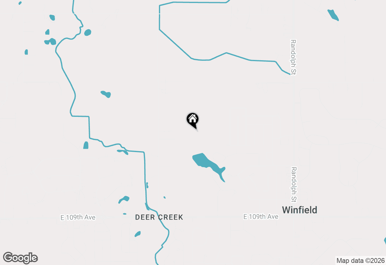 Map of 6786 E 104th Avenue, Winfield, IN 46307