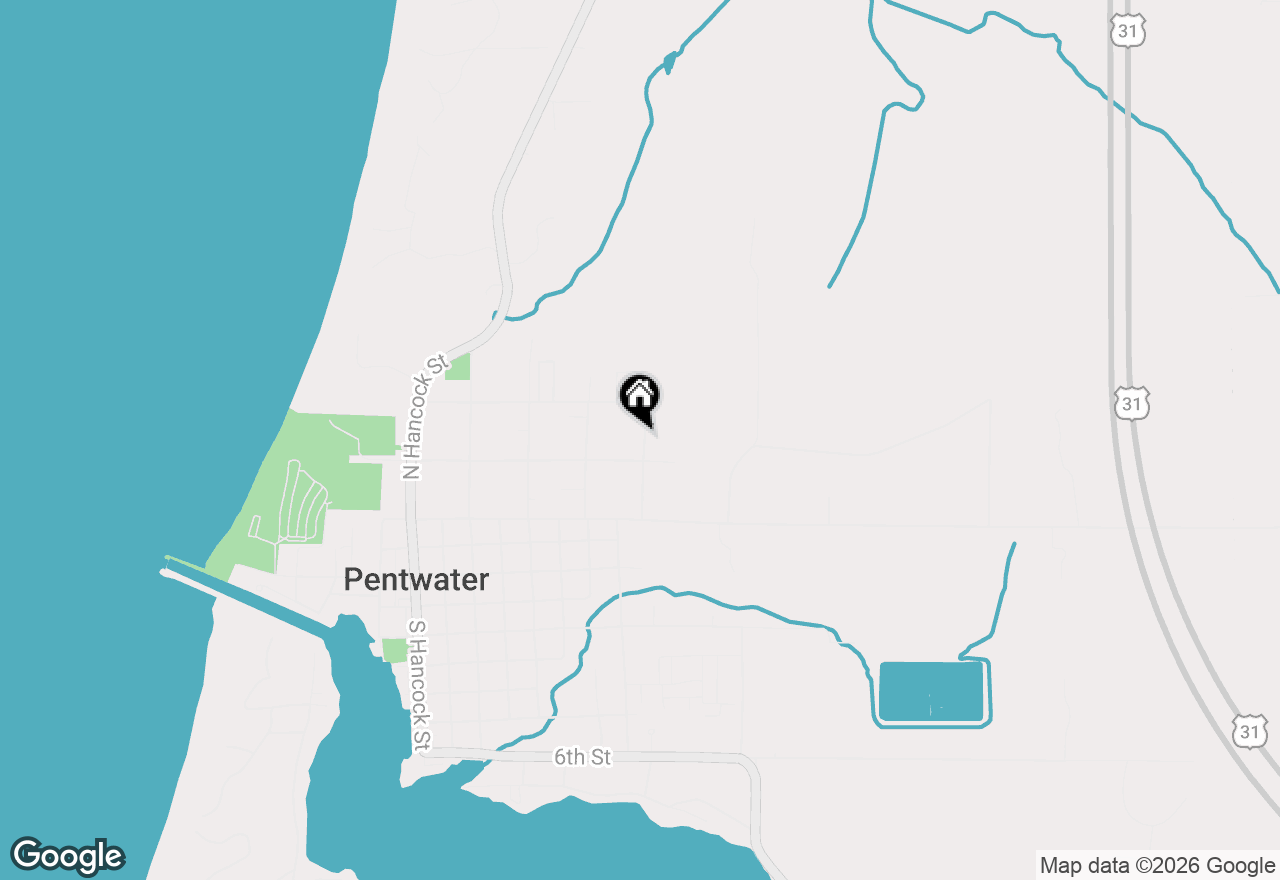 Map of vl 3rd Avenue, Pentwater, MI 49449