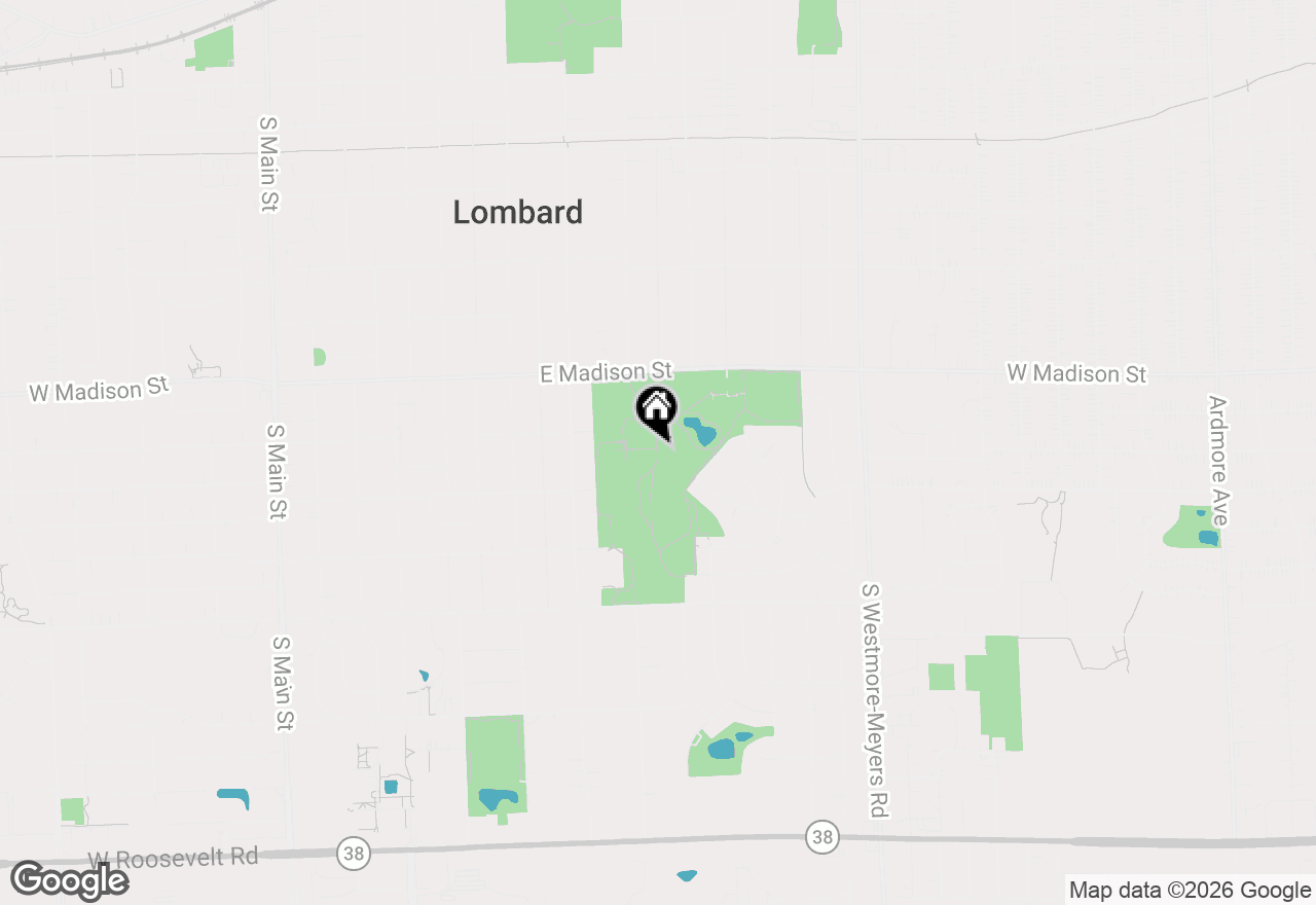 Map of 1325 Medinah Court, Lombard, IL 60148