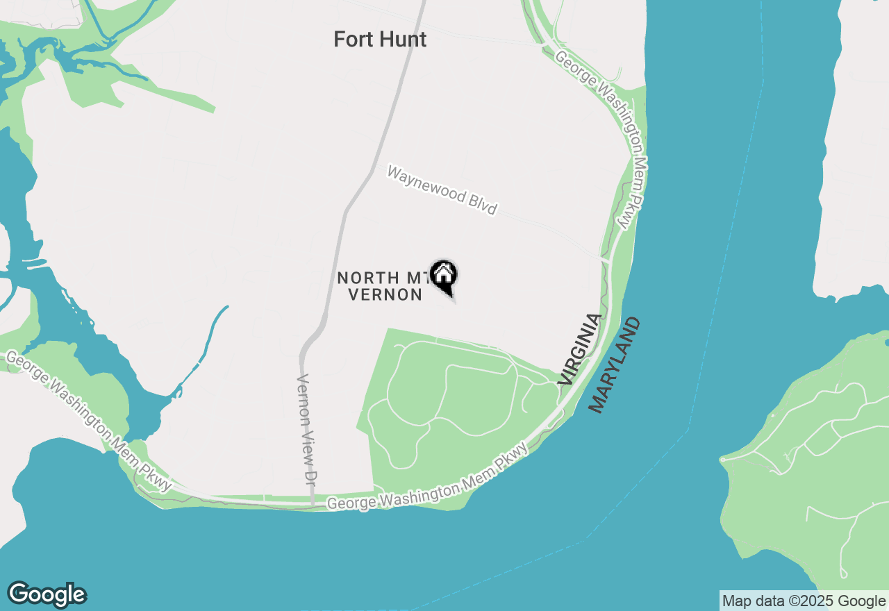 Map of 1128 Alden Road, Alexandria, VA 22308