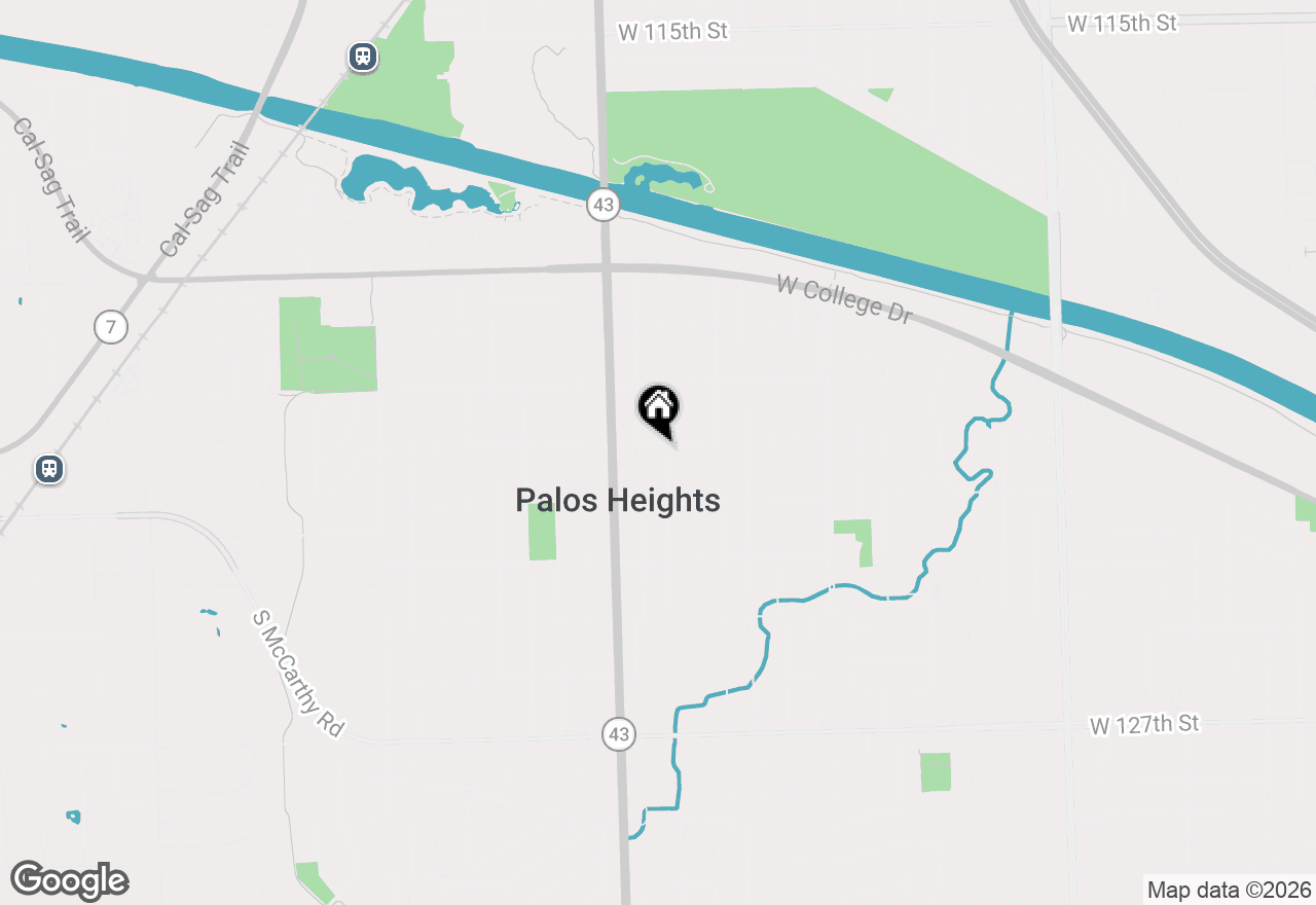 Map of 12200 S 71st Avenue, Palos Heights, IL 60463