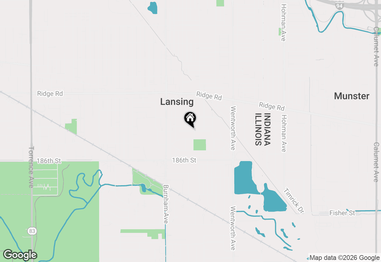 Map of 3316 Ann Street, Lansing, IL 60438