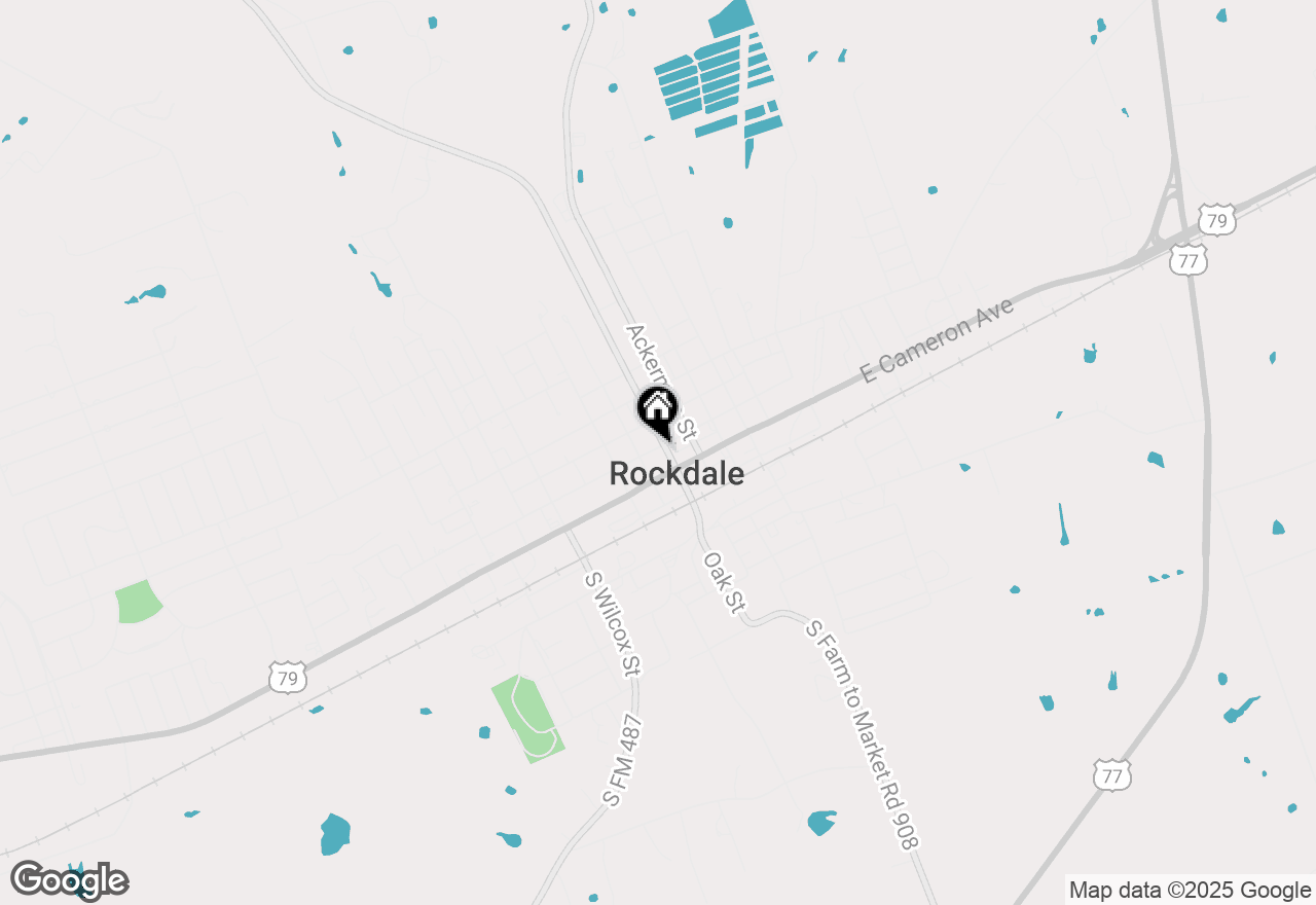 Map of 239 N Main St, Rockdale, TX 76567