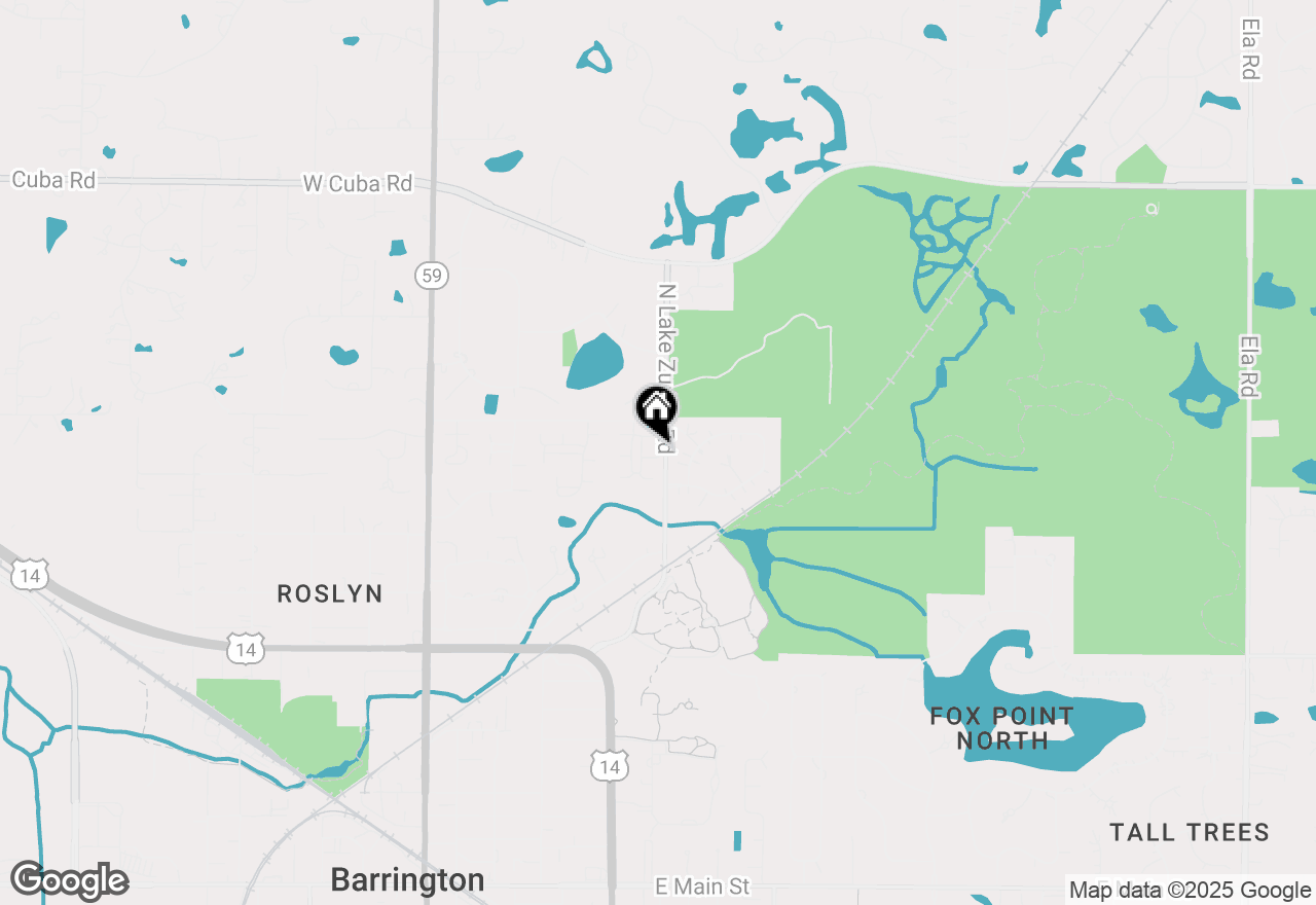 Map of 987 Bosworthfield Road, Barrington, IL 60010
