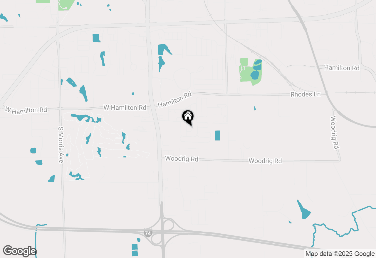 Map of 2416 22nd Street, Bloomington, IL 61704