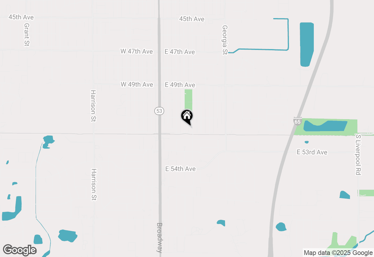 Map of 5165 Pennsylvania Street, Gary, IN 46409