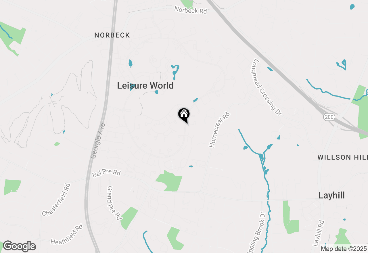 Map of 3301 S Leisure World Boulevard #99-1H, Silver Spring, MD 20906