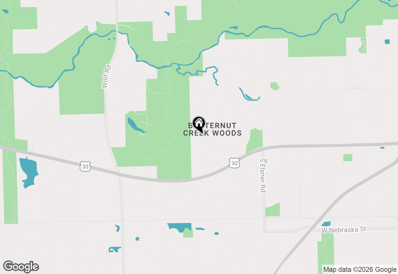 Map of 999 S Butternut Circle, Frankfort, IL 60423