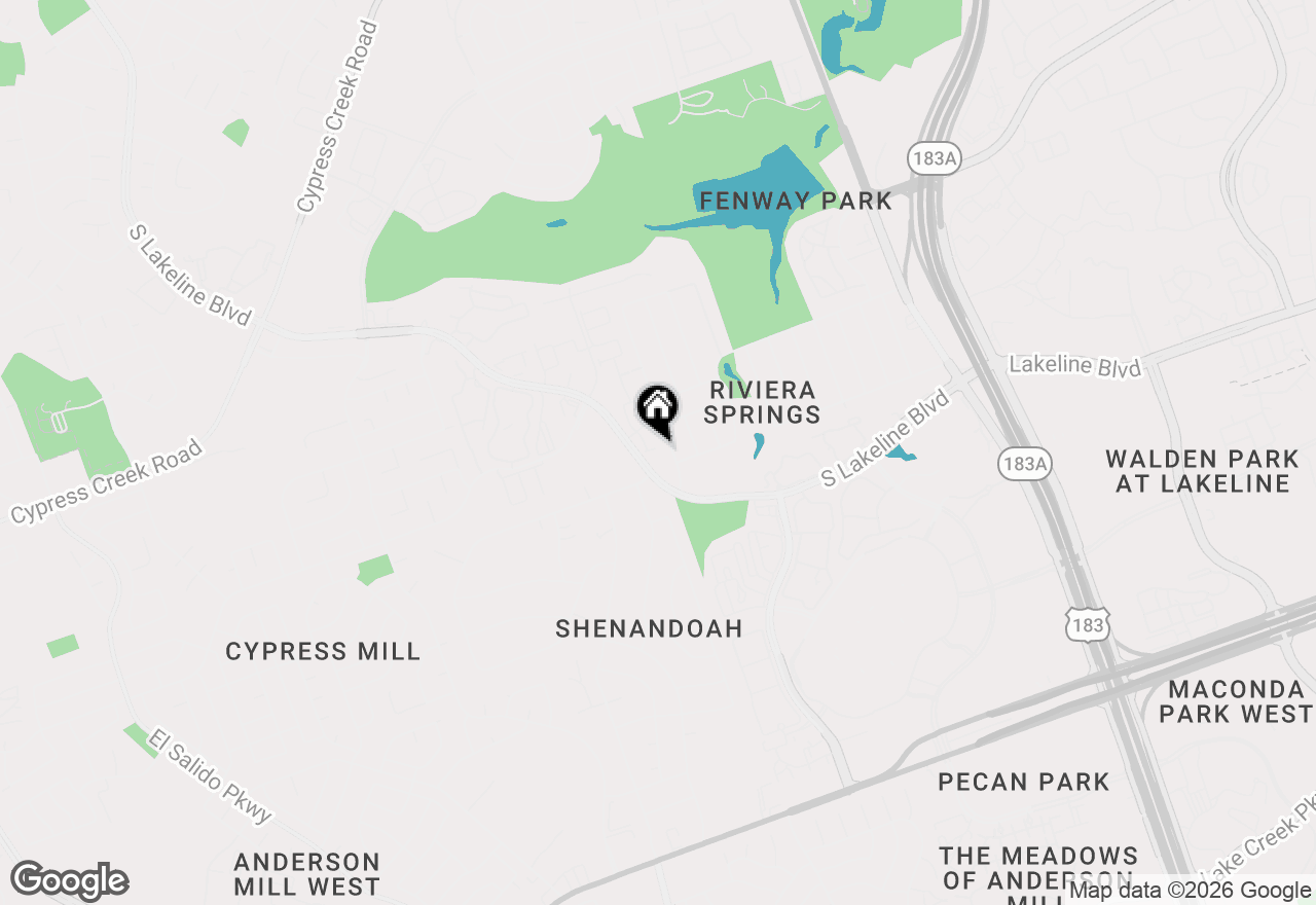 Map of 2304 S Lakeline Blvd #602, Cedar Park, TX 78613