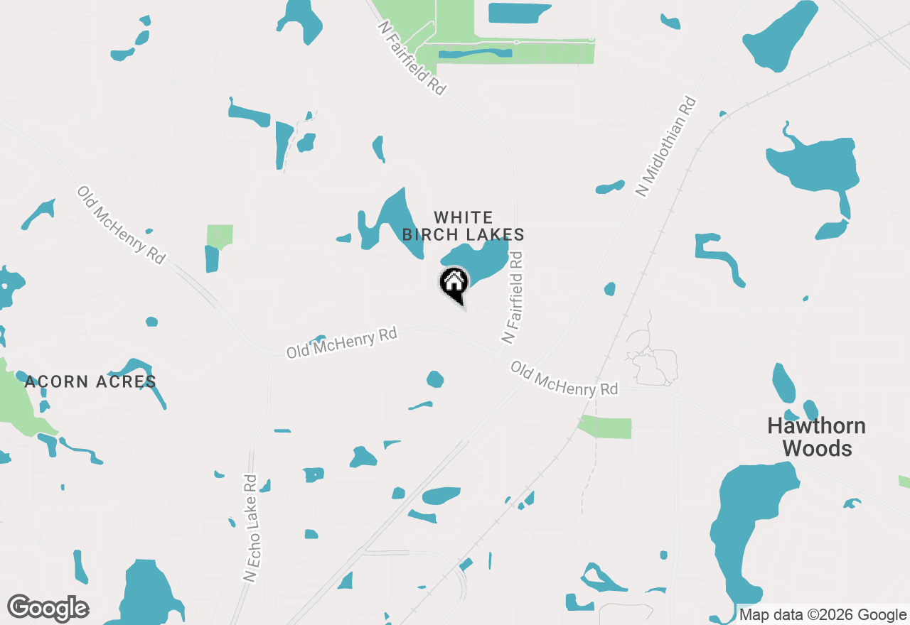 Map of 36 Old Lake Road, Hawthorn Woods, IL 60047