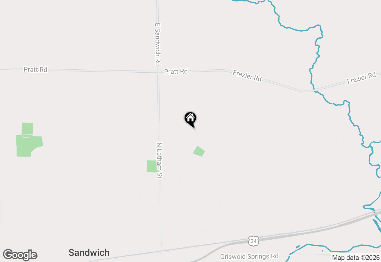 Map of 912 Whitetail Lane, Sandwich, IL 60548