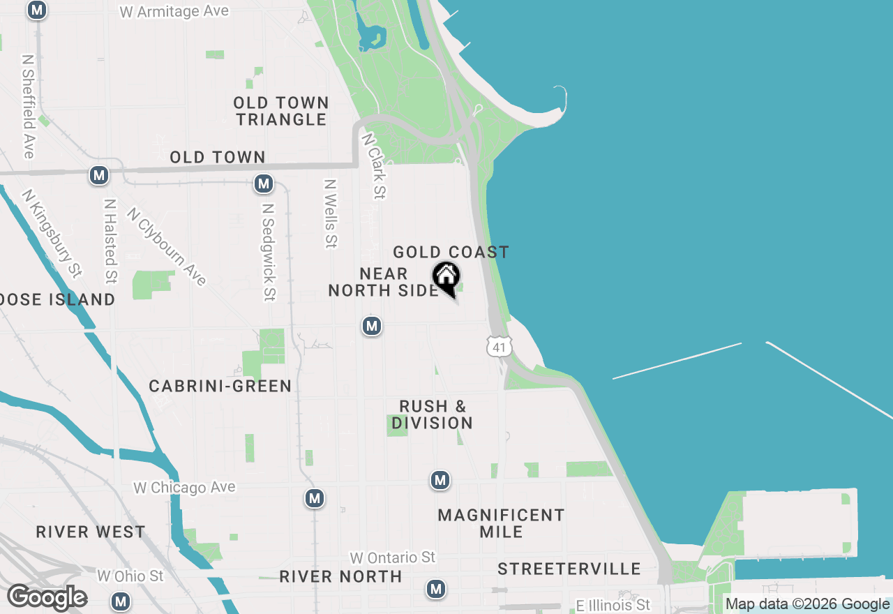 Map of 29 E Scott Street, Chicago, IL 60610
