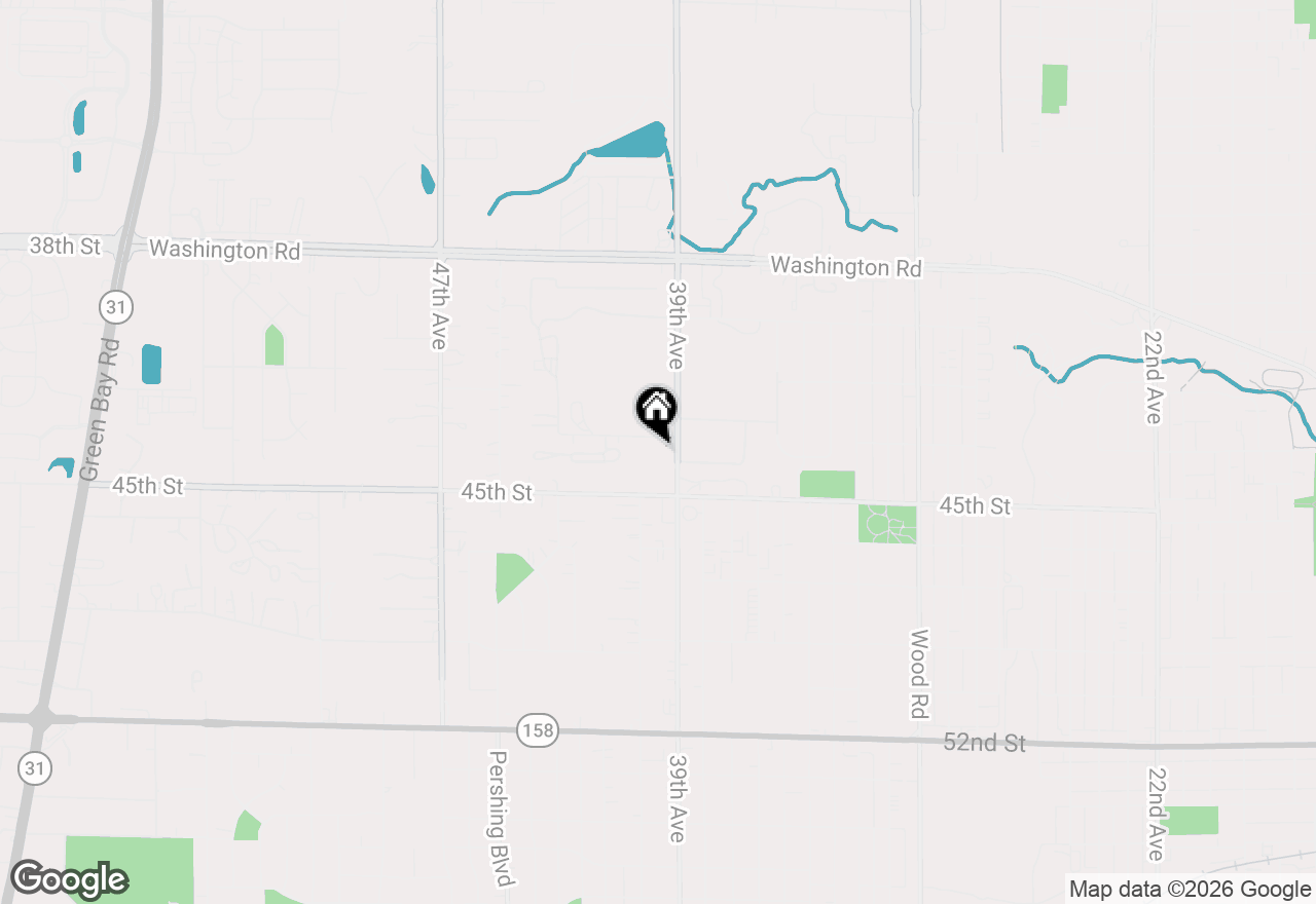 Map of 4314 39th Ave, Kenosha, WI 53144